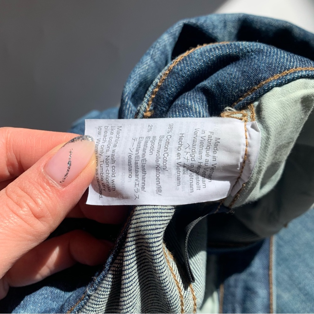 Madewell The High Rise Slim Boyfriend Jeans 26 - Picture 9 of 11